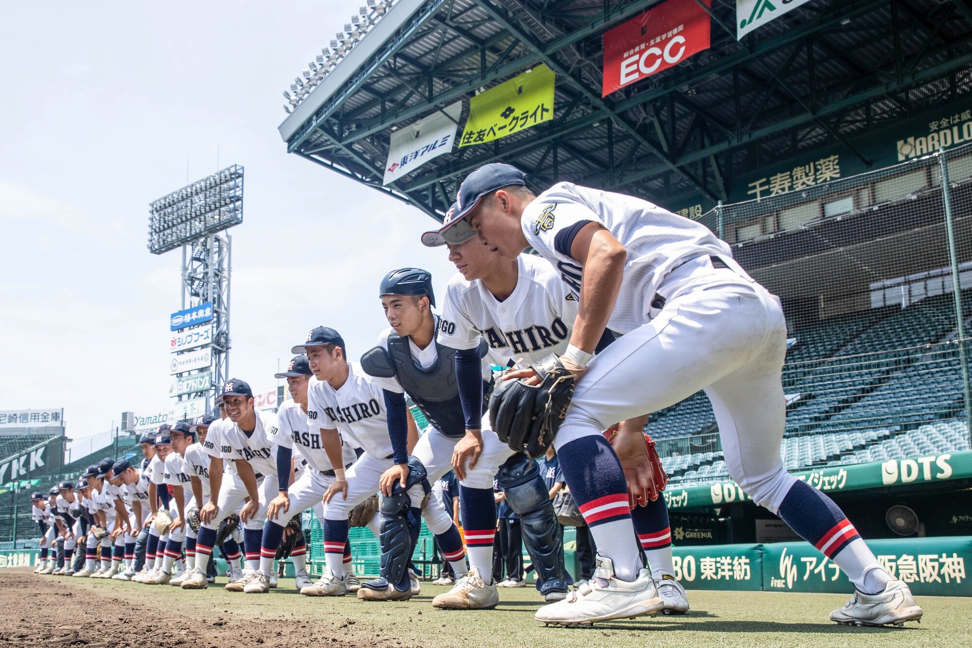 甲子園練習はじまる 兵庫・社からスタート、組み合わせ抽選会は1日